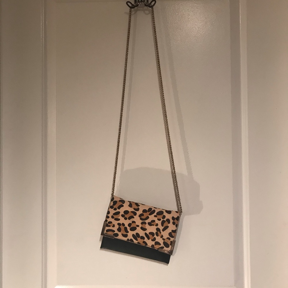 Animal print mini bag/small clutch purse.